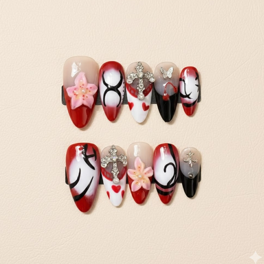 Cinder Thorn – Party Halloween Press-On Nails