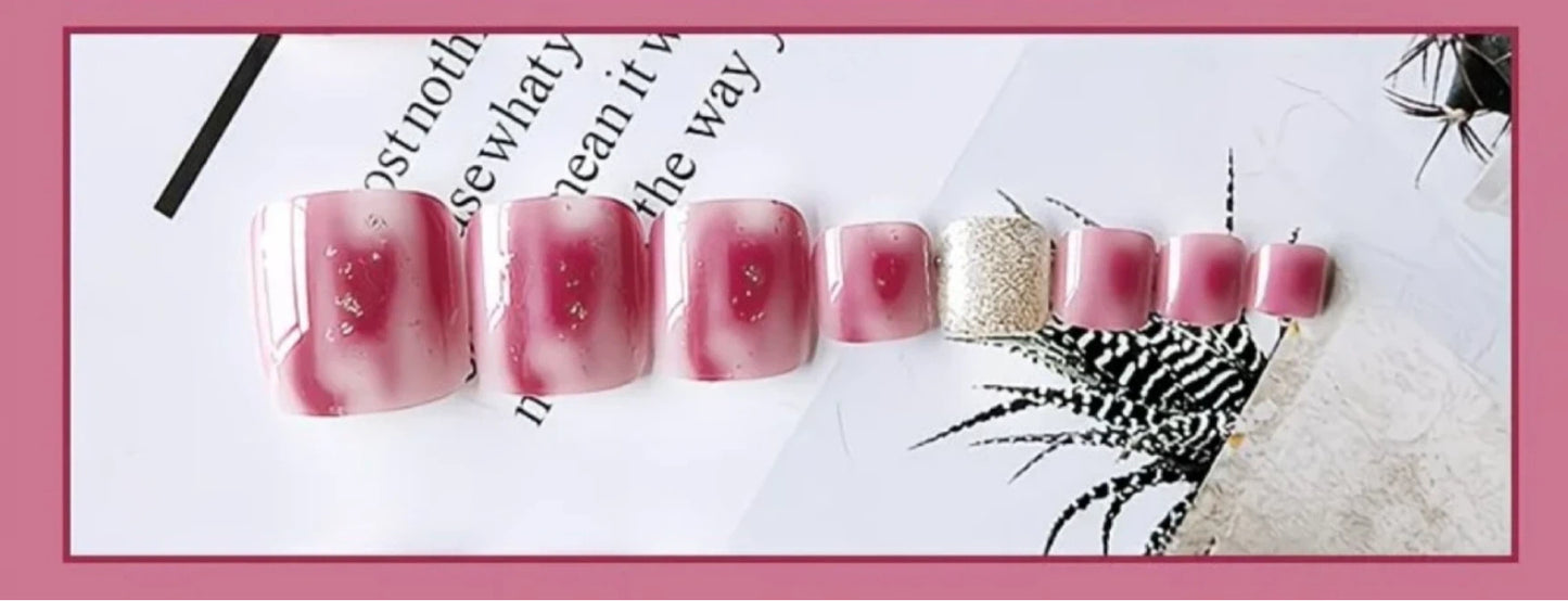 Berry Aura Blush Luxury Toes