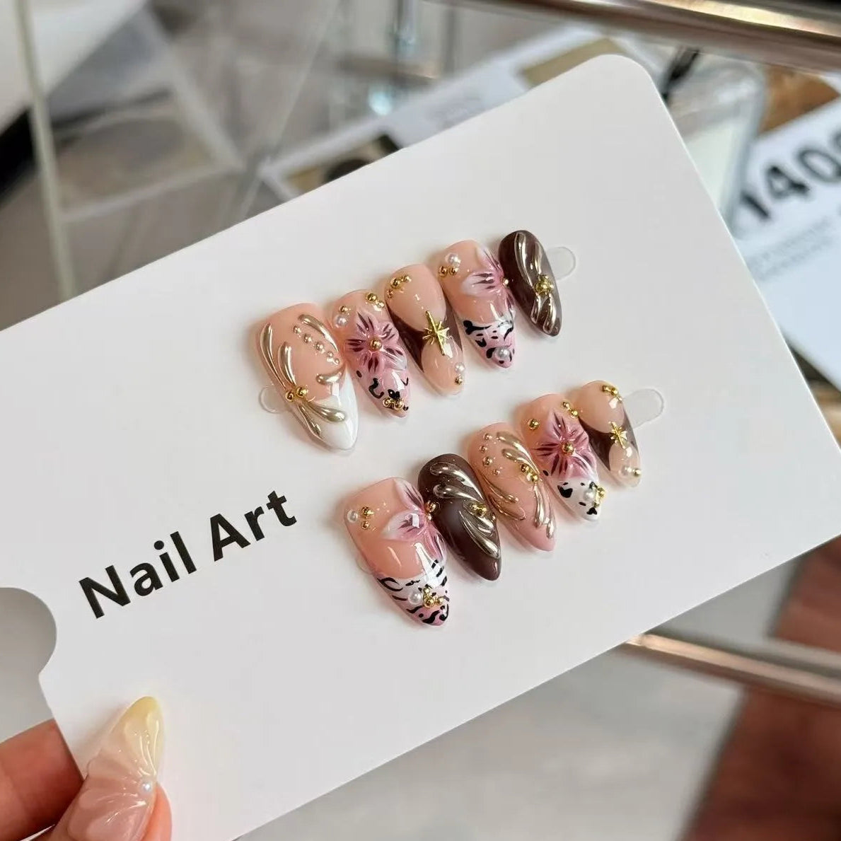 Wild Blossom press-on nails