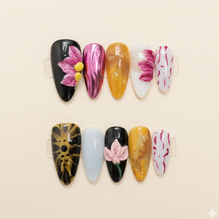 Siren Petal – Aufdrücknägel für die Party