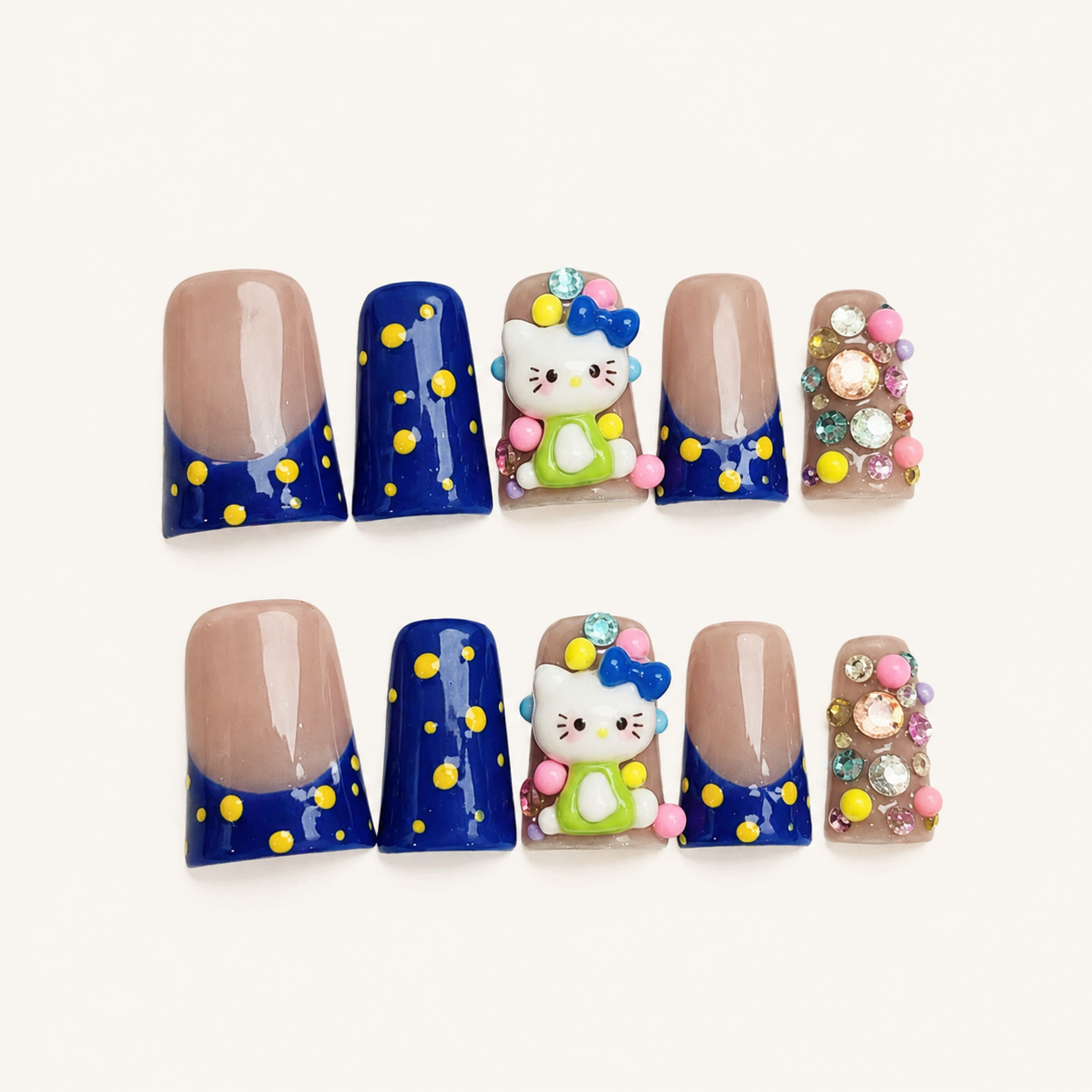 Meow Parisian – Y2K Kawaii Press-On-Nägel