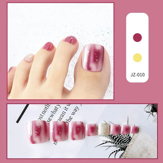 Berry Aura Blush Luxury Toes