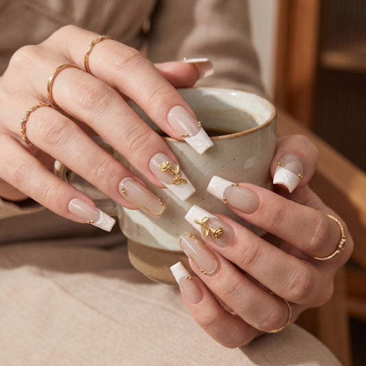 Waltz Rouge – Coffin Press-On Nails